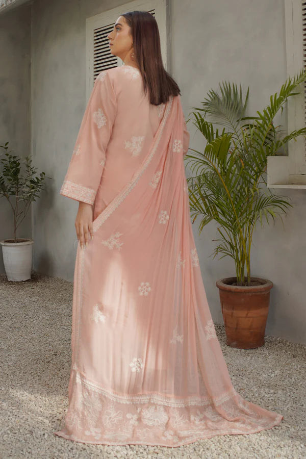 Marjjan Embroidered Lawn MZL-014 (PINK)