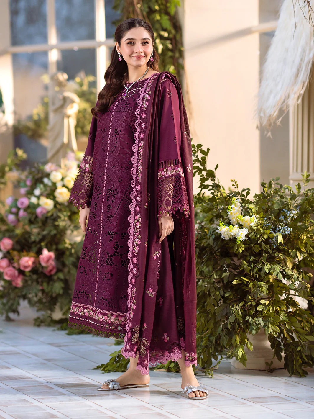 FREESIA EMBROIDERED LAWN '25 106-A