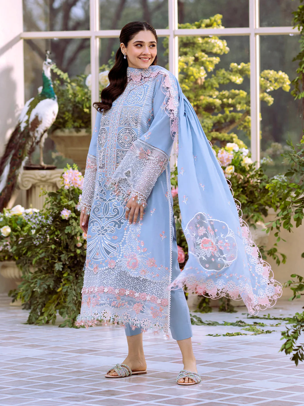 FREESIA EMBROIDERED LAWN '25 107-A