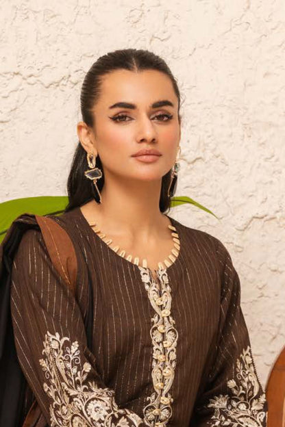 RIZIL EMBROIDERED LAWN by johra JH-437