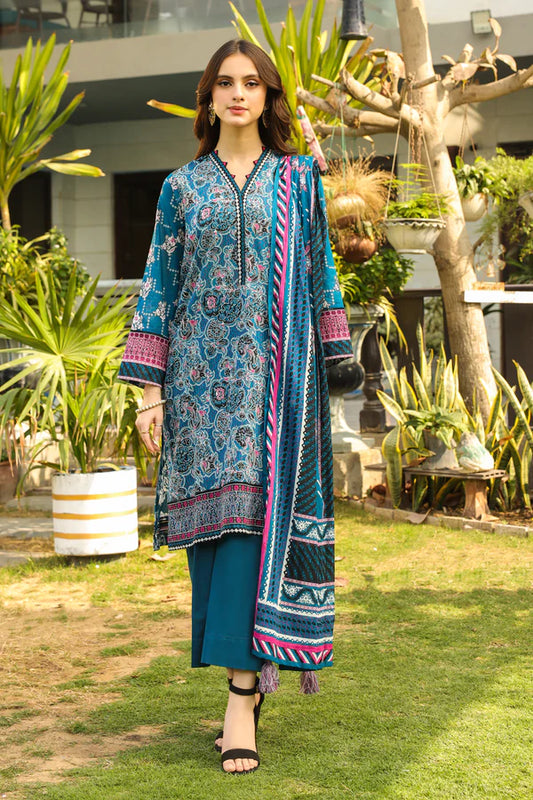 Lakhany Printed Lawn D-0012 B