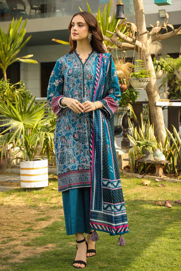 Lakhany Printed Lawn D-0012 B