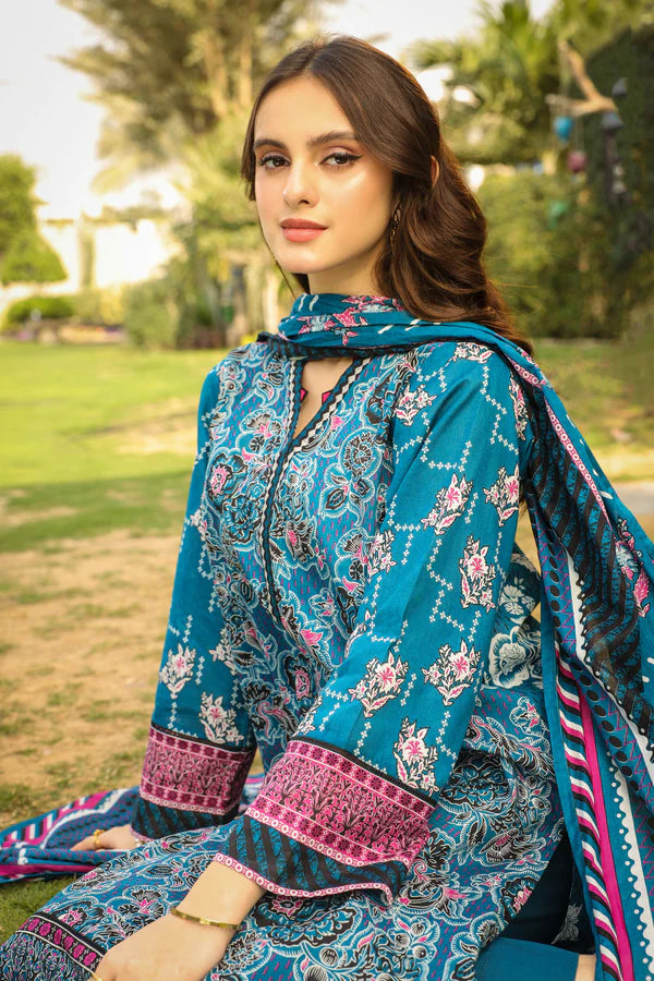 Lakhany Printed Lawn D-0012 B