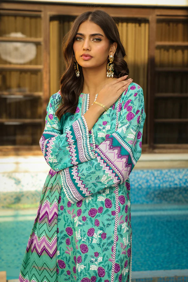 Lakhany Printed Lawn D-0013 A