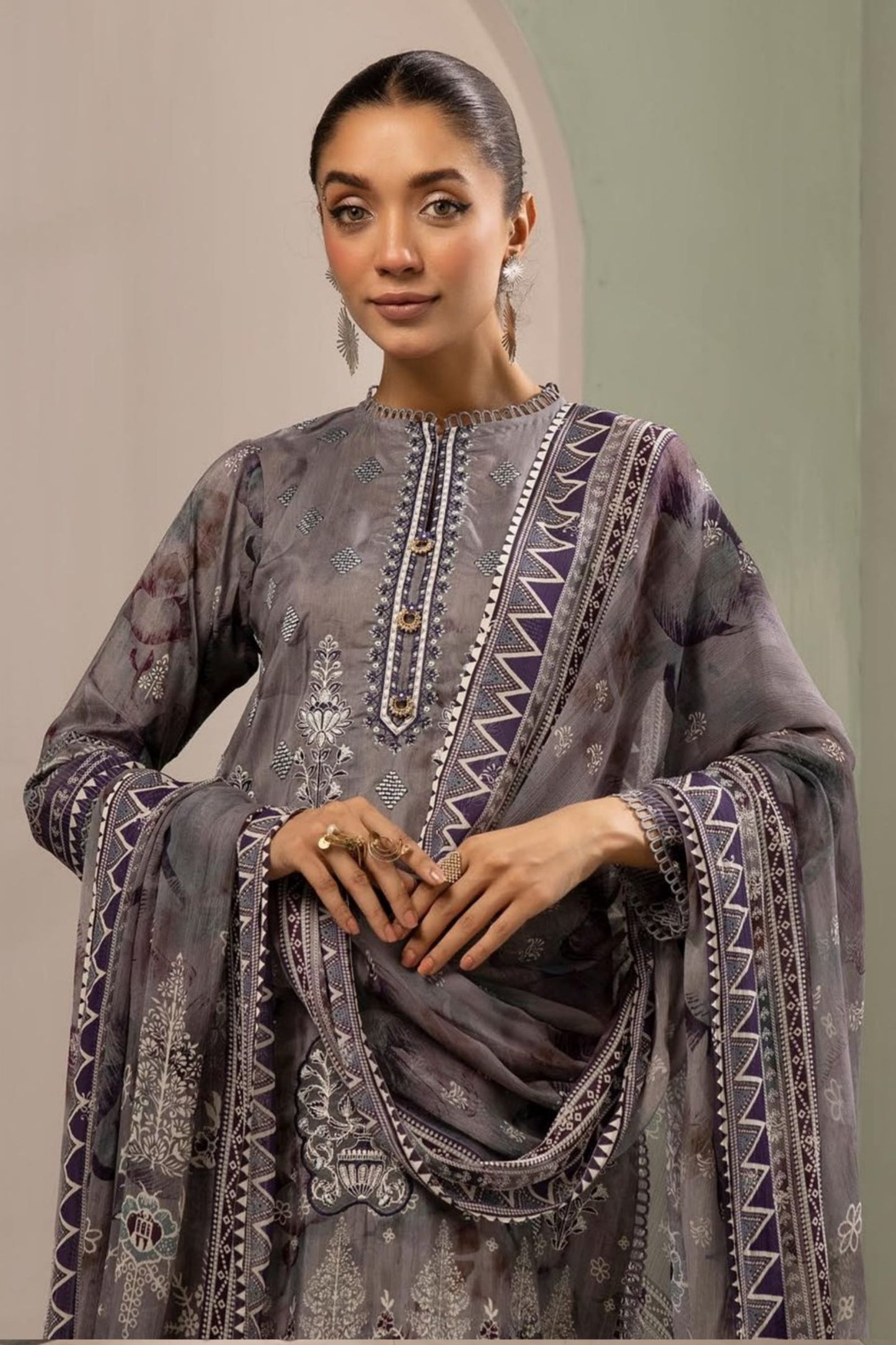 Huma Embroidered Viscose By Shaista D-06