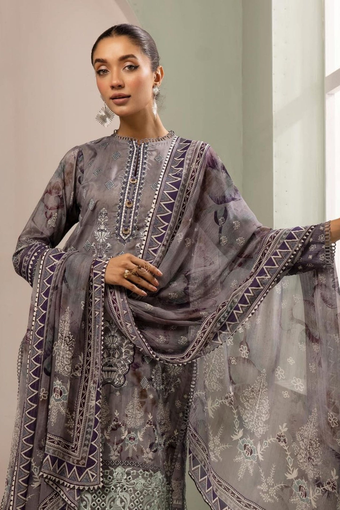 Huma Embroidered Viscose By Shaista D-06