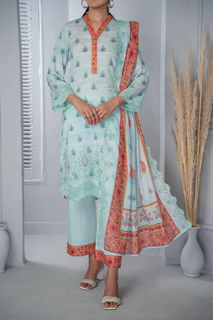 Zynah Lawn Chikankari D-331