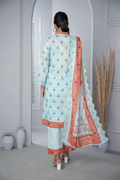 Zynah Lawn Chikankari D-331