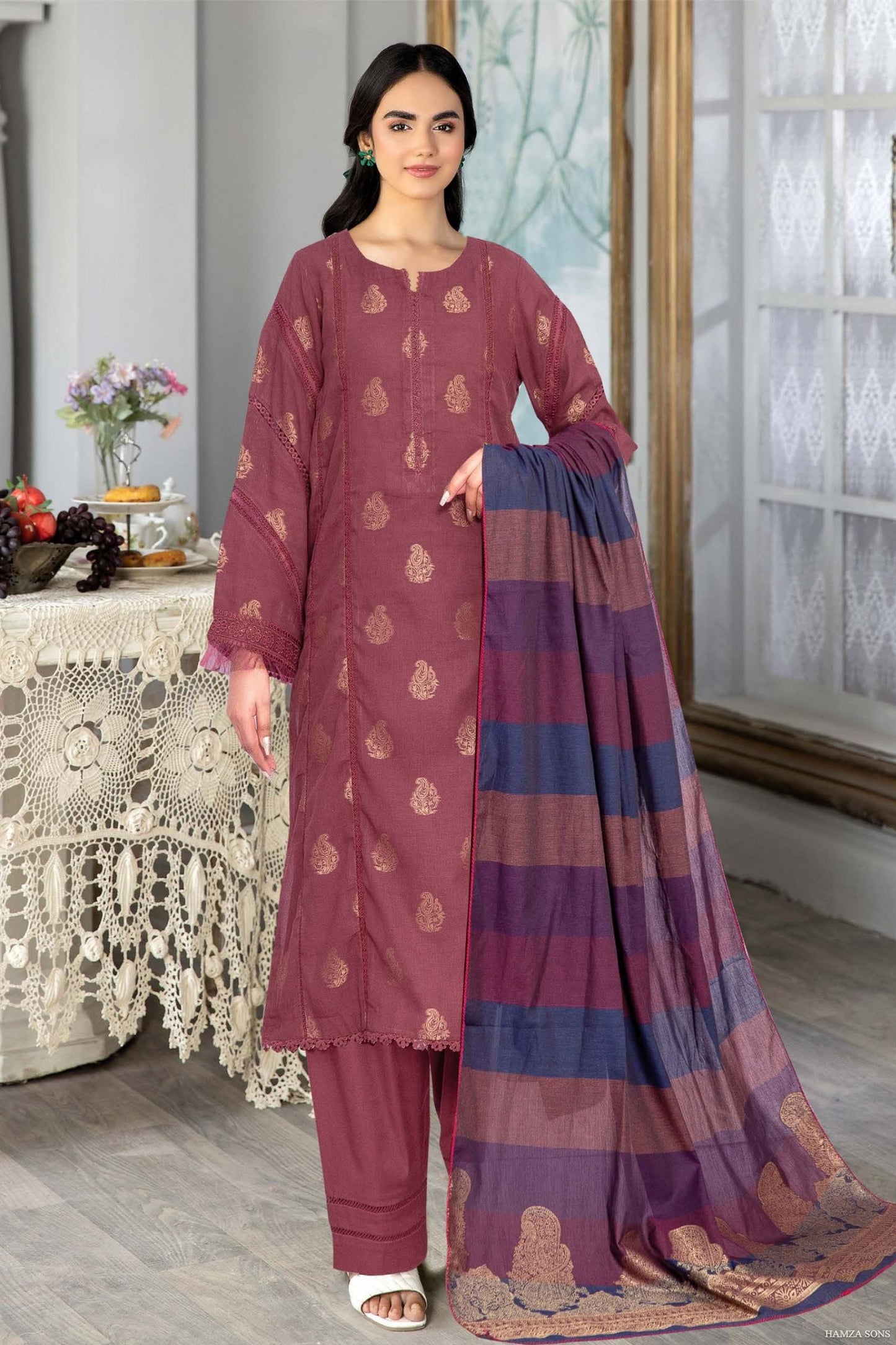 JOHRA Mysa Lawn Jacquard JH-555