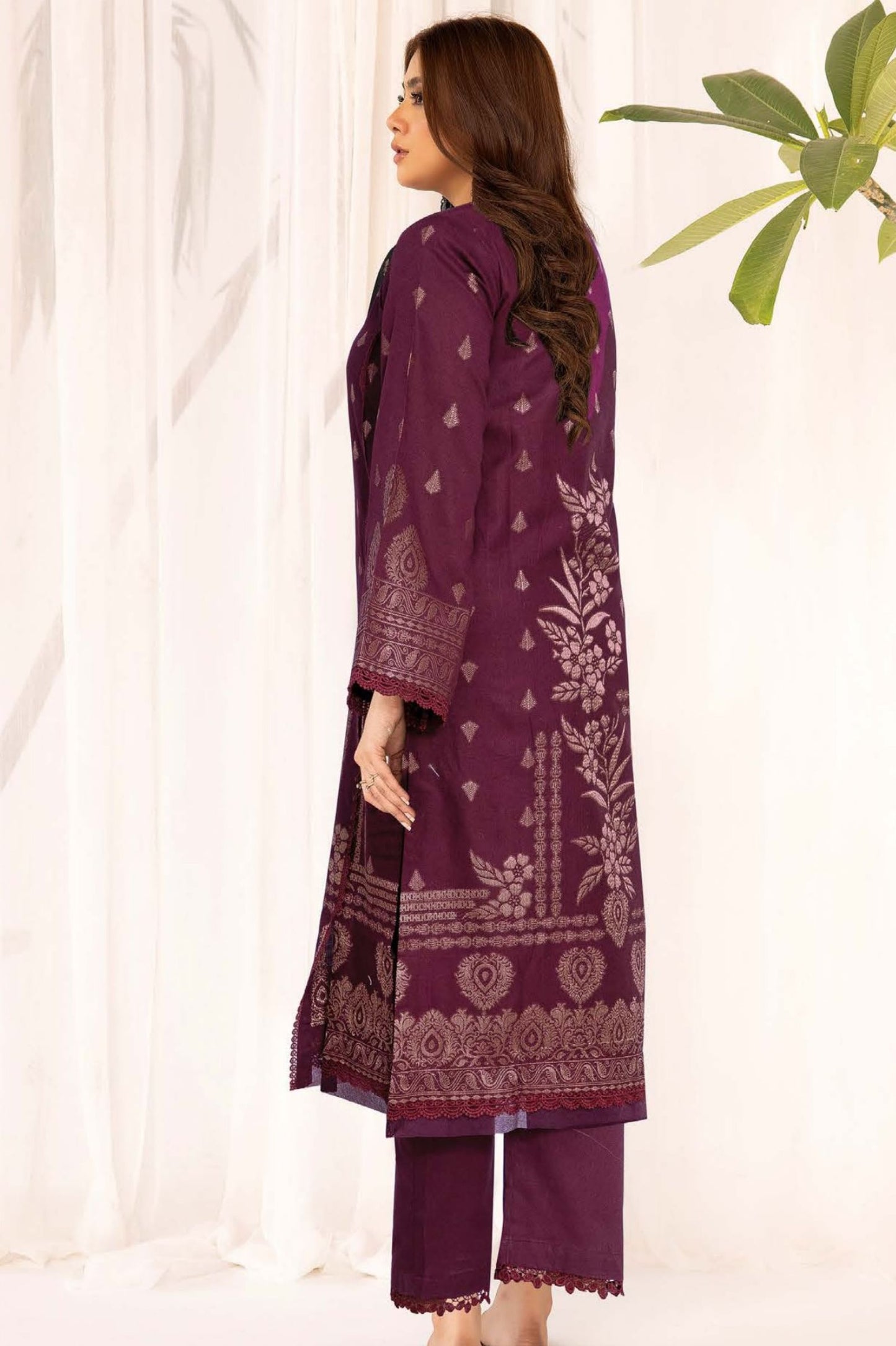 Lush 2Piece Jacquard Lawn JH-544