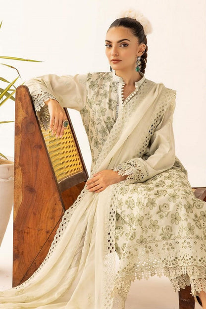 Mahee's Shahnai Embroidered Lawn MZ-18