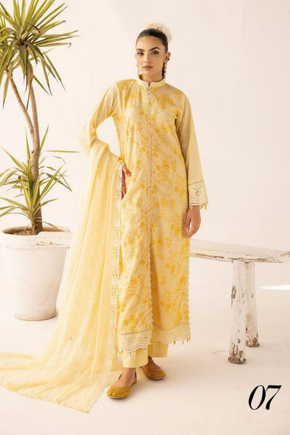 Mahee's Shahnai Embroidered Lawn MZ-14