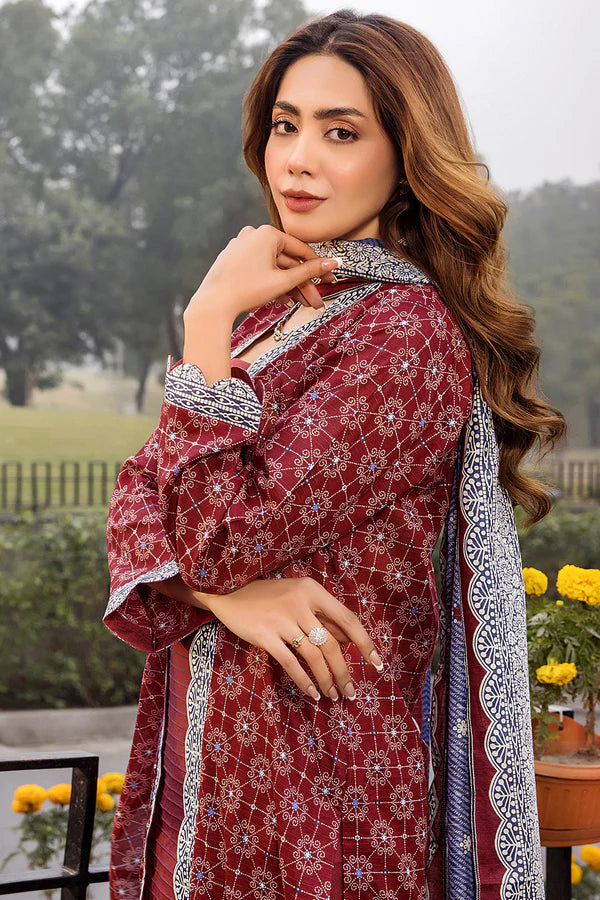 Safron Printed Lawn SGQ-02