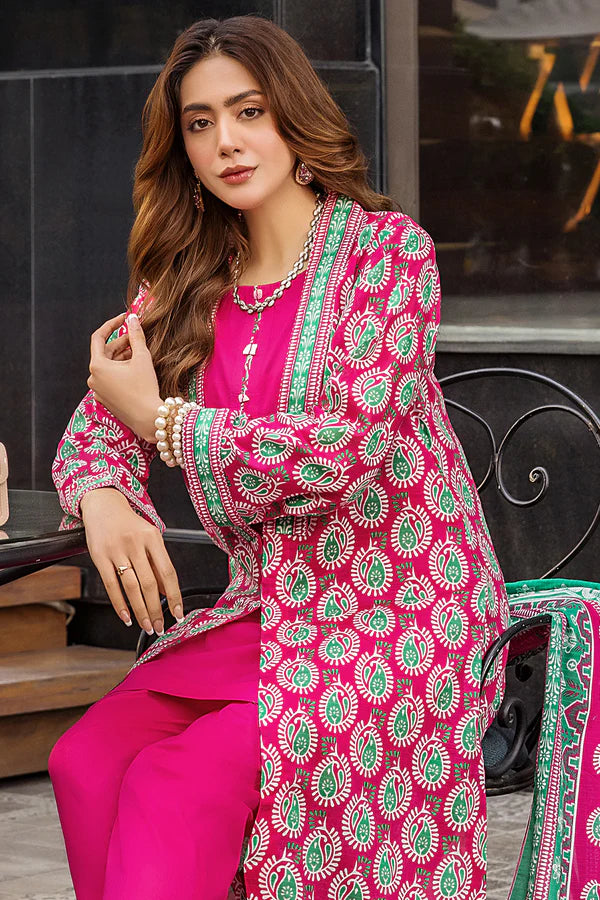 Safron Printed Lawn SGQ-08