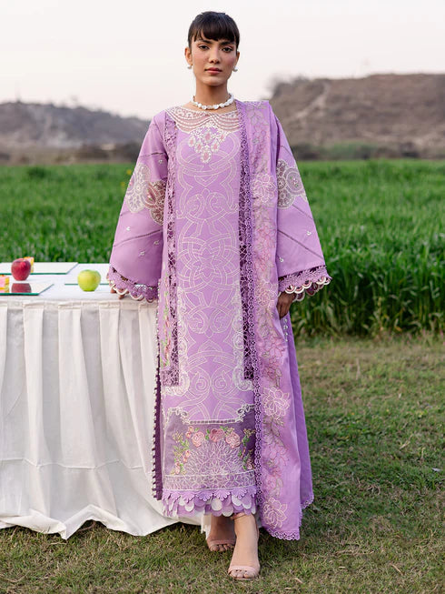 shangrila Embroidered Unstitched Lawn by parishay SHG - 04