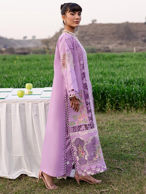 shangrila Embroidered Unstitched Lawn by parishay SHG - 04