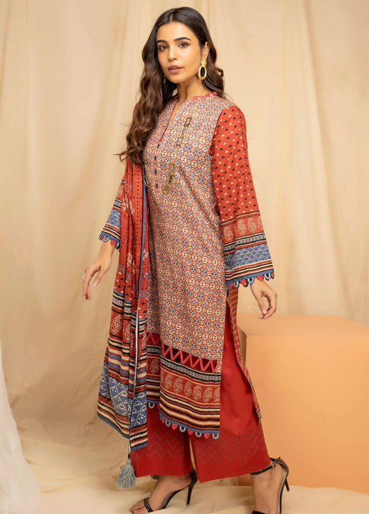 Lakhany Printed Lawn SR-0096-A