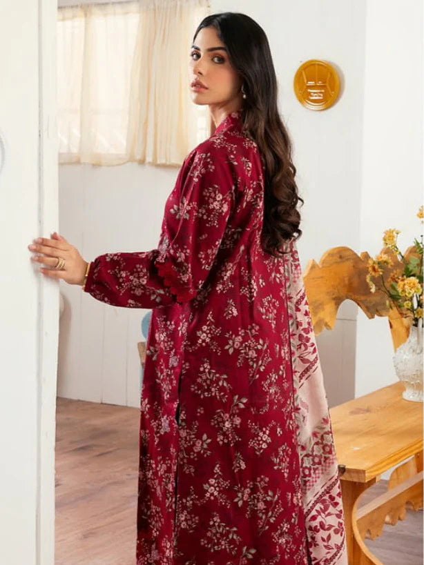 Florent Zync Daily Wear Embroidered Lawn Unstitched 3Pc Suit ZY-01A