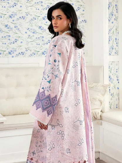 Florent Zync Daily Wear Embroidered Lawn Unstitched 3Pc Suit ZY-03B