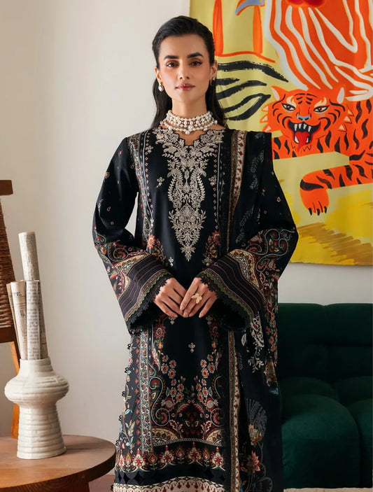 Florent Zync Daily Wear Embroidered Lawn Unstitched 3Pc Suit ZY-05B