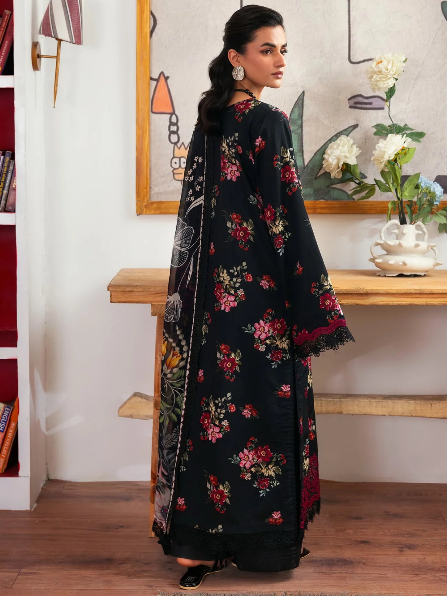 Florent Zync Daily Wear Embroidered Lawn Unstitched 3Pc Suit ZY-07B