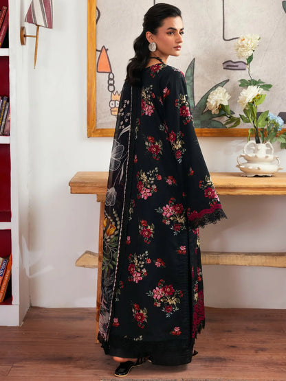 Florent Zync Daily Wear Embroidered Lawn Unstitched 3Pc Suit ZY-07B